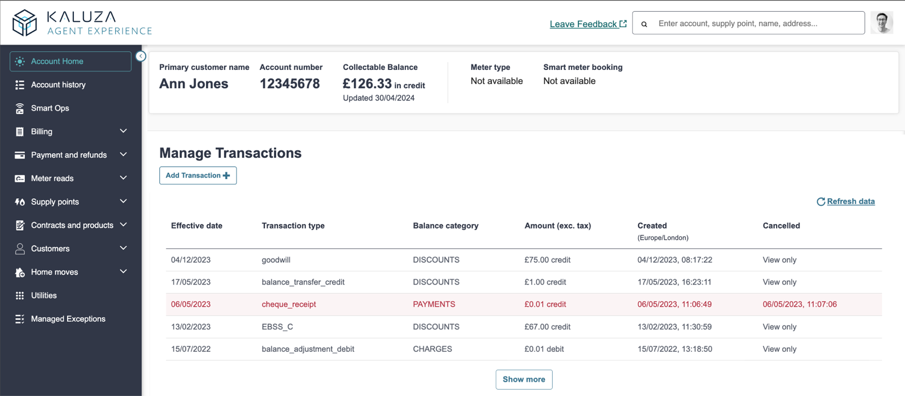 Transactions before